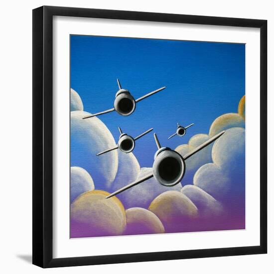 A Jet Quartet-Cindy Thornton-Framed Premium Giclee Print