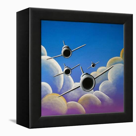 A Jet Quartet-Cindy Thornton-Framed Stretched Canvas