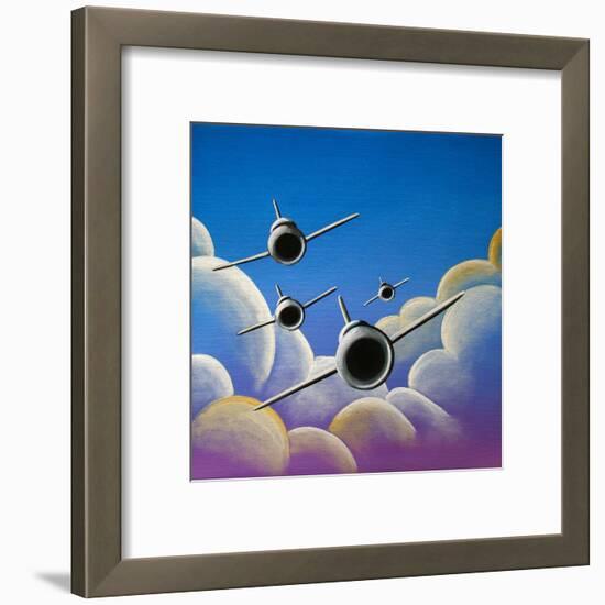 A Jet Quartet-Cindy Thornton-Framed Art Print