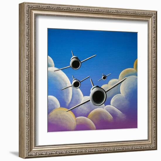 A Jet Quartet-Cindy Thornton-Framed Art Print