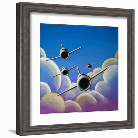 A Jet Quartet-Cindy Thornton-Framed Art Print