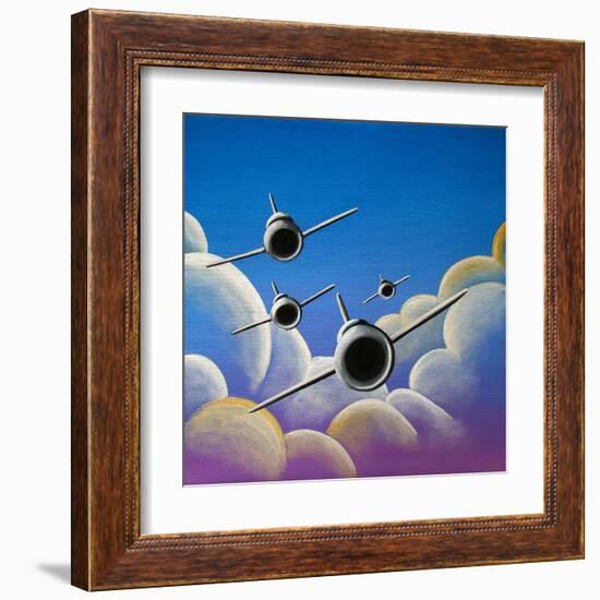 A Jet Quartet-Cindy Thornton-Framed Art Print