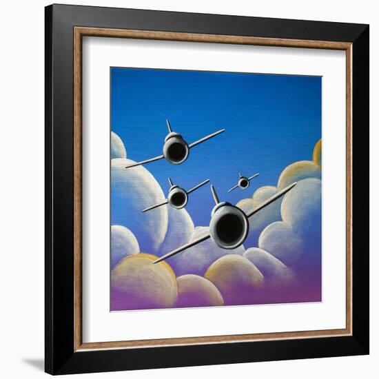 A Jet Quartet-Cindy Thornton-Framed Art Print