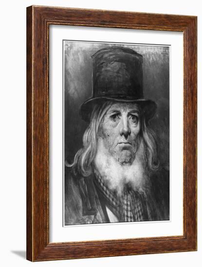 A Jew of Whitechapel, 1878 (W/C on Paper)-Gustave Doré-Framed Giclee Print