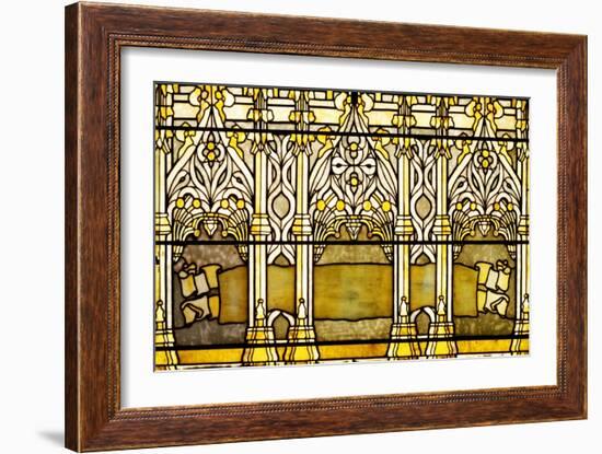 A "Jeweled" Leaded Glass Window, 1898-Tiffany Studios-Framed Giclee Print