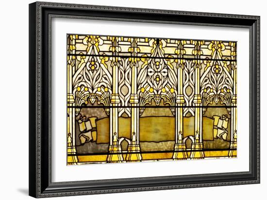 A "Jeweled" Leaded Glass Window, 1898-Tiffany Studios-Framed Giclee Print