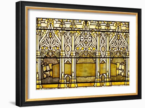 A "Jeweled" Leaded Glass Window, 1898-Tiffany Studios-Framed Giclee Print