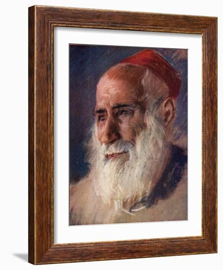 A Jewish beggar in the Holy Land c1910-Harold Copping-Framed Giclee Print