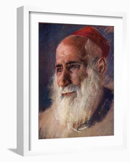 A Jewish beggar in the Holy Land c1910-Harold Copping-Framed Giclee Print