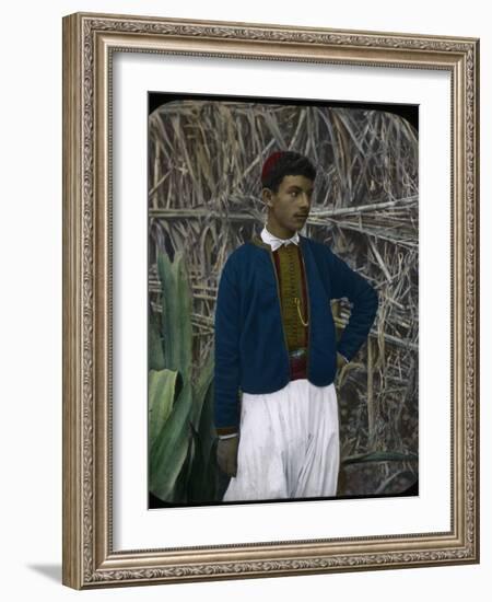 A Jewish Boy, Tangier, Morocco-null-Framed Giclee Print