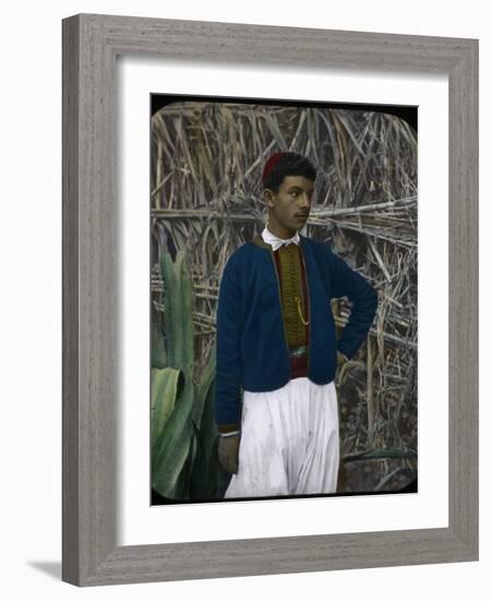 A Jewish Boy, Tangier, Morocco-null-Framed Giclee Print