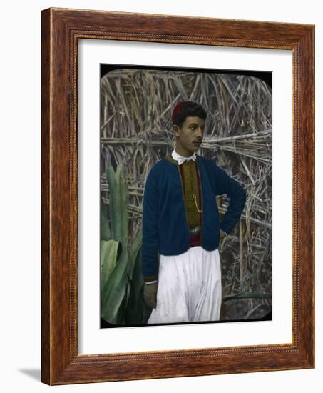 A Jewish Boy, Tangier, Morocco-null-Framed Giclee Print