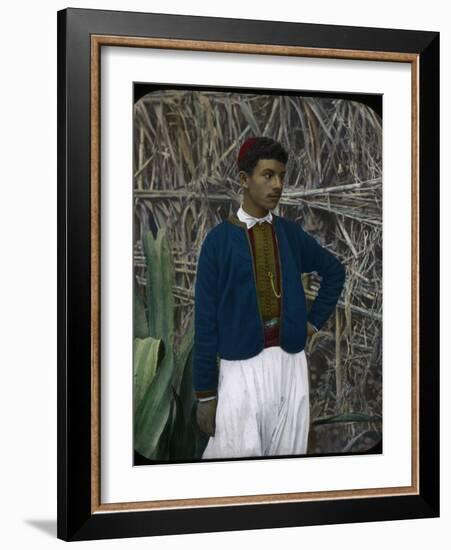 A Jewish Boy, Tangier, Morocco-null-Framed Giclee Print