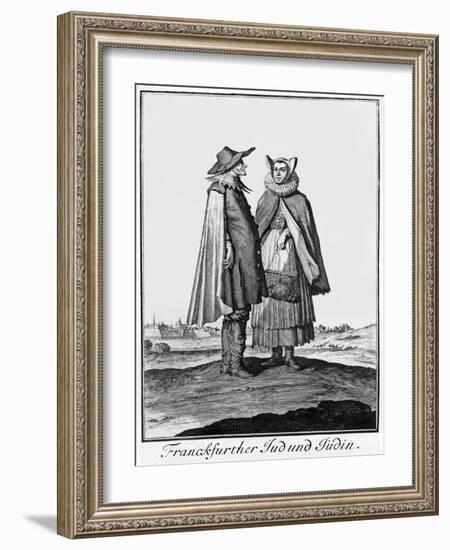 A Jewish Couple from Frankfurt-null-Framed Giclee Print