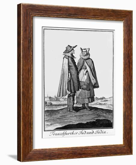 A Jewish Couple from Frankfurt-null-Framed Giclee Print