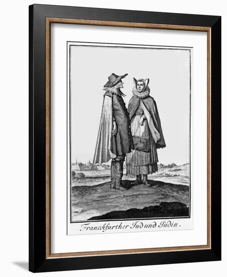 A Jewish Couple from Frankfurt-null-Framed Giclee Print