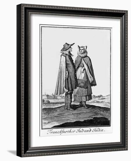 A Jewish Couple from Frankfurt-null-Framed Giclee Print