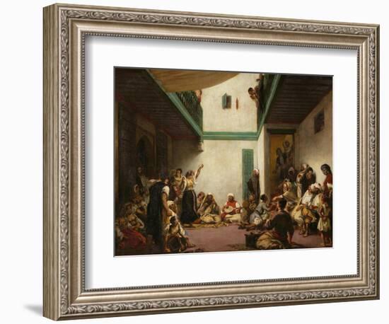 A Jewish Wedding in Morocco, 1839-Eugene Delacroix-Framed Giclee Print