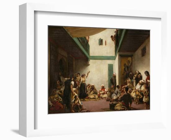 A Jewish Wedding in Morocco, 1839-Eugene Delacroix-Framed Giclee Print