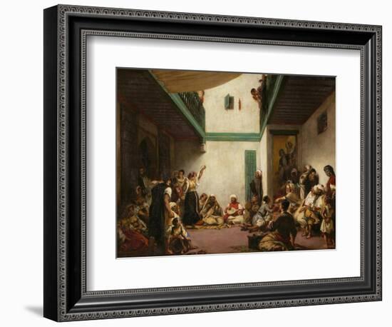 A Jewish Wedding in Morocco, 1839-Eugene Delacroix-Framed Giclee Print