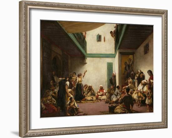 A Jewish Wedding in Morocco, 1839-Eugene Delacroix-Framed Giclee Print