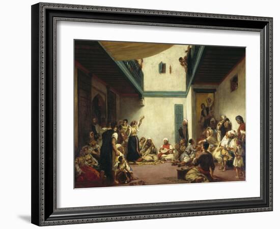 A Jewish Wedding in Morocco, C. 1841-Eugene Delacroix-Framed Giclee Print