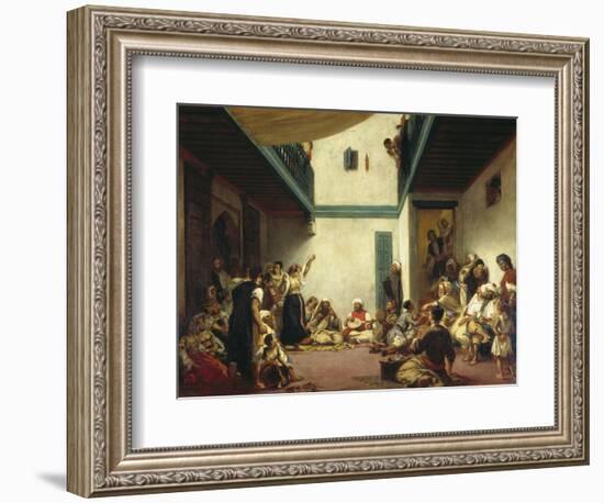 A Jewish Wedding in Morocco, C. 1841-Eugene Delacroix-Framed Giclee Print