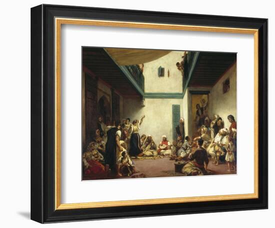 A Jewish Wedding in Morocco, C. 1841-Eugene Delacroix-Framed Giclee Print