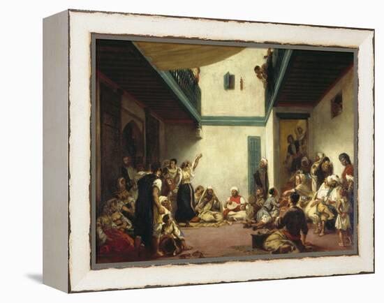 A Jewish Wedding in Morocco, C. 1841-Eugene Delacroix-Framed Premier Image Canvas