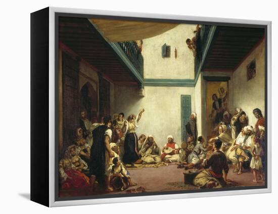 A Jewish Wedding in Morocco, C. 1841-Eugene Delacroix-Framed Premier Image Canvas