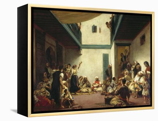 A Jewish Wedding in Morocco, C. 1841-Eugene Delacroix-Framed Premier Image Canvas