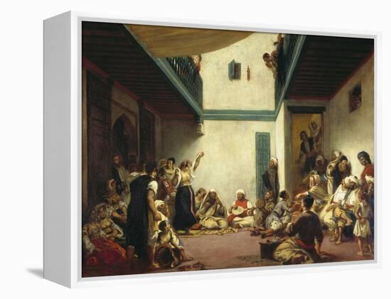 A Jewish Wedding in Morocco, C. 1841-Eugene Delacroix-Framed Premier Image Canvas