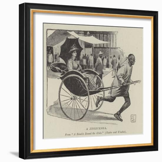 A Jinricksha-null-Framed Giclee Print