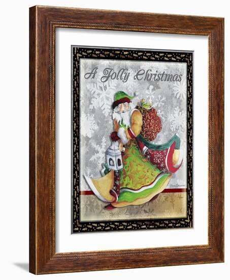 A Jolly Christmas - Greeting Card Dimensions-Megan Aroon Duncanson-Framed Giclee Print