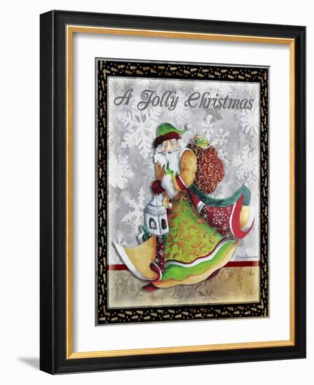 A Jolly Christmas - Greeting Card Dimensions-Megan Aroon Duncanson-Framed Giclee Print