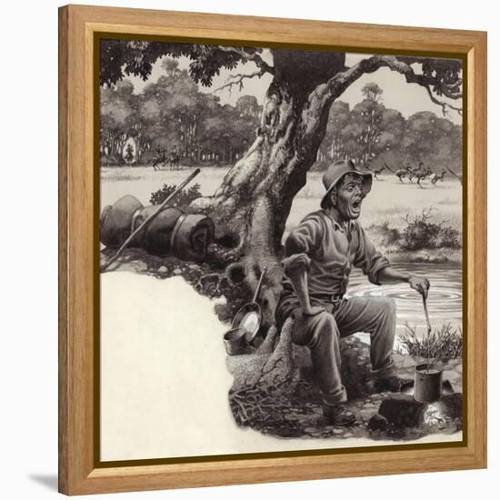 A Jolly Swagman-Pat Nicolle-Framed Premier Image Canvas