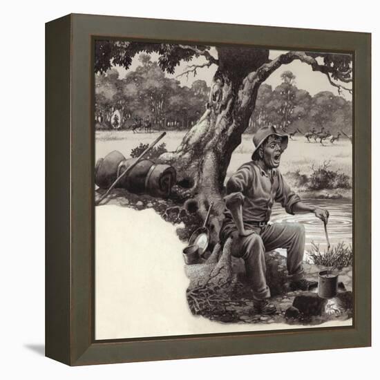 A Jolly Swagman-Pat Nicolle-Framed Premier Image Canvas