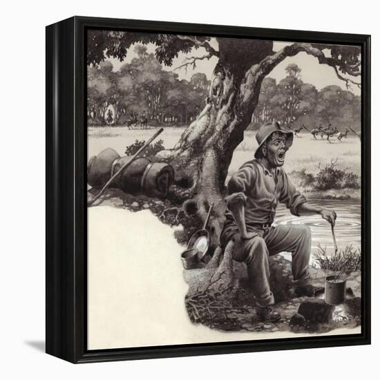 A Jolly Swagman-Pat Nicolle-Framed Premier Image Canvas