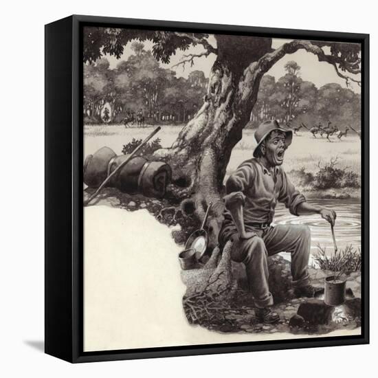 A Jolly Swagman-Pat Nicolle-Framed Premier Image Canvas