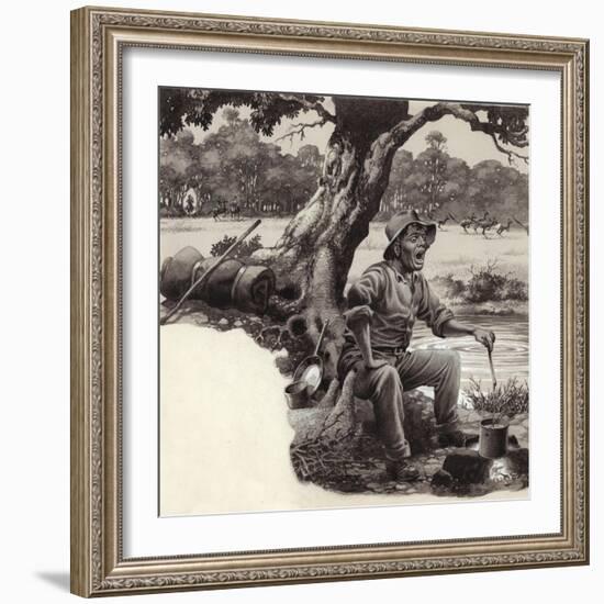 A Jolly Swagman-Pat Nicolle-Framed Giclee Print