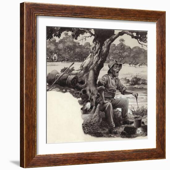 A Jolly Swagman-Pat Nicolle-Framed Giclee Print