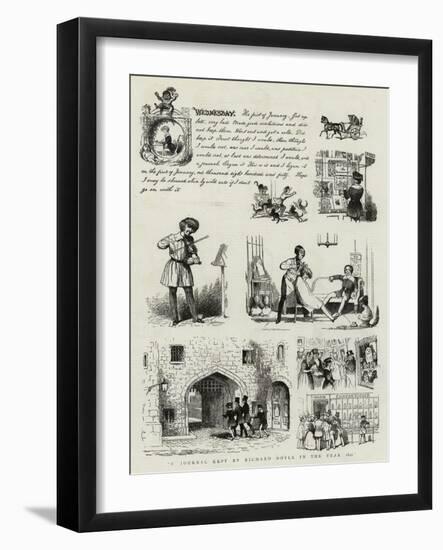 A Journal Kept by Richard Doyle in the Year 1840-null-Framed Giclee Print