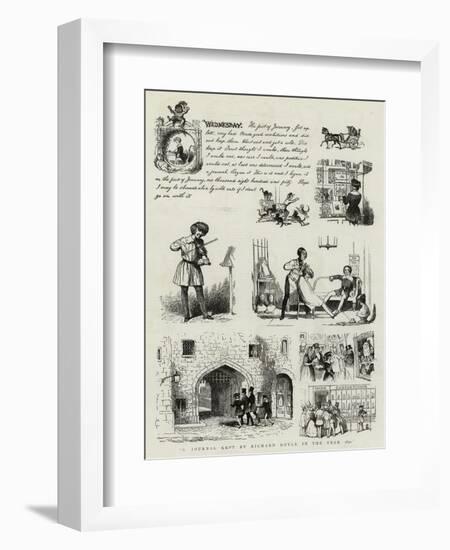 A Journal Kept by Richard Doyle in the Year 1840--Framed Giclee Print