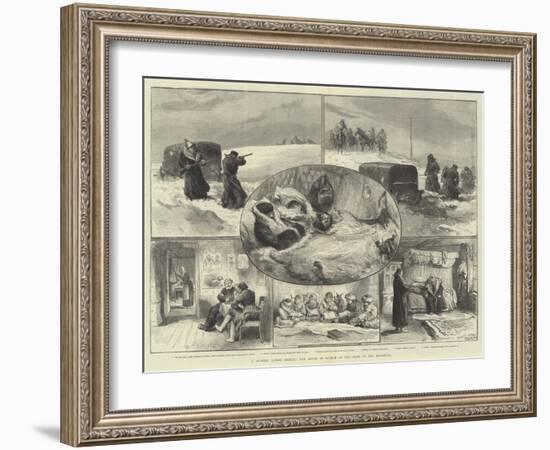 A Journey across Siberia, Our Artist in Search of the Crew of the Jeannette-null-Framed Giclee Print