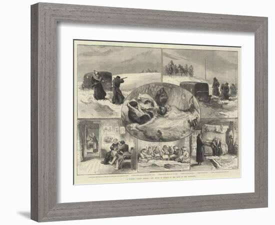 A Journey across Siberia, Our Artist in Search of the Crew of the Jeannette-null-Framed Giclee Print