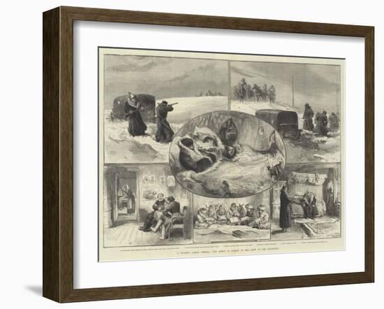 A Journey across Siberia, Our Artist in Search of the Crew of the Jeannette-null-Framed Giclee Print