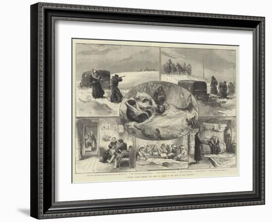 A Journey across Siberia, Our Artist in Search of the Crew of the Jeannette-null-Framed Giclee Print