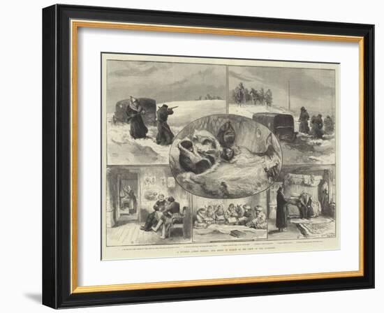 A Journey across Siberia, Our Artist in Search of the Crew of the Jeannette-null-Framed Giclee Print