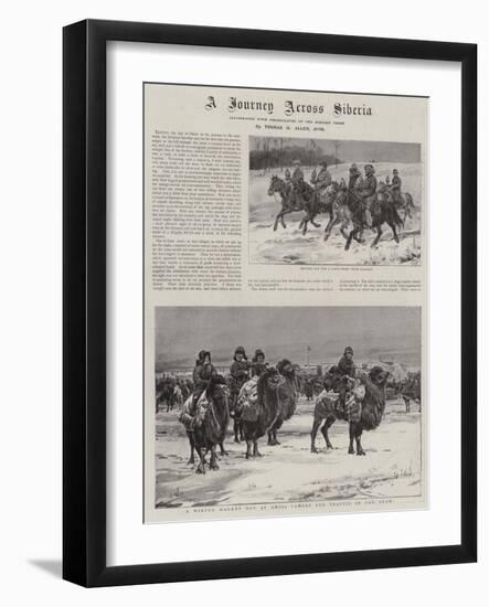 A Journey across Siberia-Thomas Allen-Framed Giclee Print