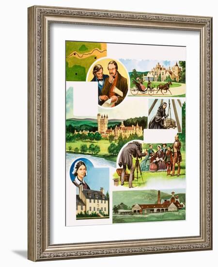 A Journey Down the River Dee-Peter Jackson-Framed Giclee Print